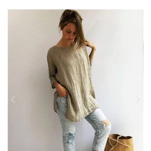 Linenbee Rustic Taupe top